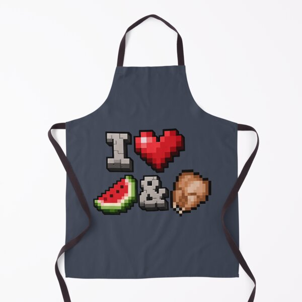 Item preview, I Love Minecraft Melon and Chicken designed and sold by jusyknovoa.