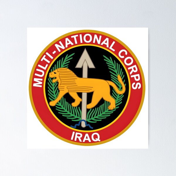 Item preview, Multi-National Corps Iraq Patch    designed and sold by CharlieDesings.