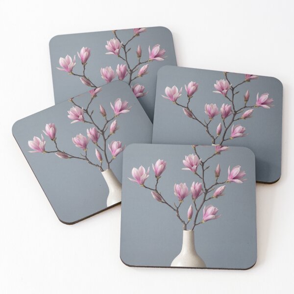 Item preview, Elegant Pink Magnolia Arrangement designed and sold by jodotodesign.
