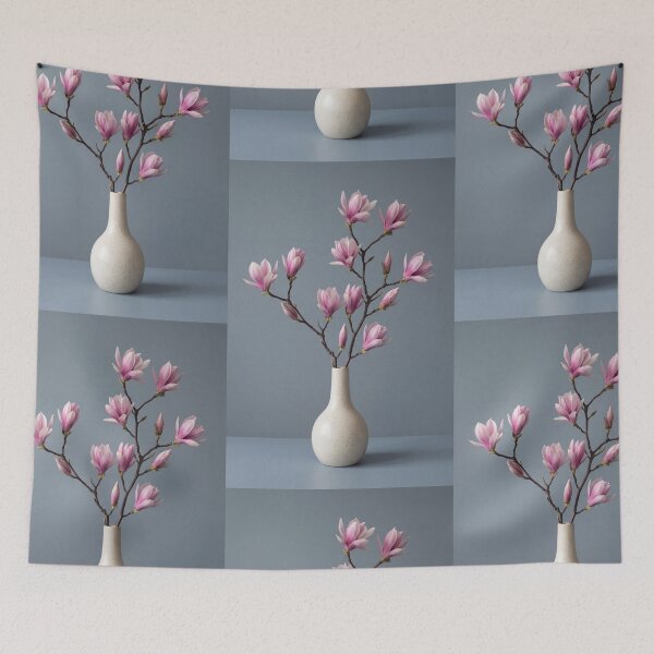 Item preview, Elegant Pink Magnolia Arrangement designed and sold by jodotodesign.