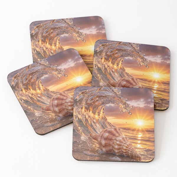 Item preview, Seashell Sunrise Beauty designed and sold by jodotodesign.