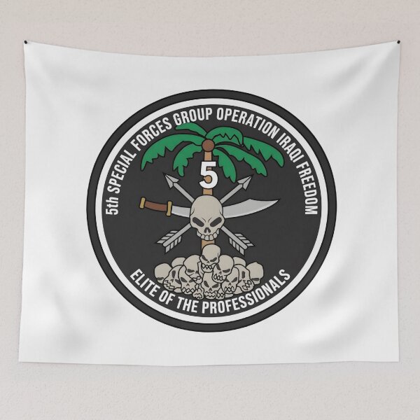 Item preview, 5th Special Forces Group Operation Iraqi Freedom Elite of the Professionals Patch    designed and sold by CharlieDesings.