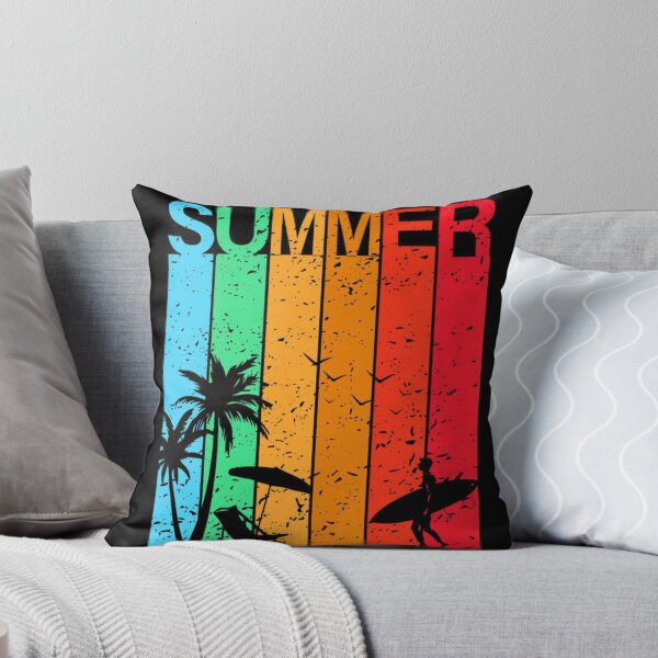 Item preview, Retro Summer Sunset Surfing Vintage Tropical Beach Design designed and sold by Lunarpie9669.