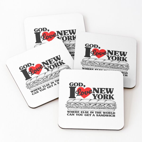 Item preview, God I Love New York Sandwich Funny NYC Bodega Deli Sub designed and sold by Designart68.