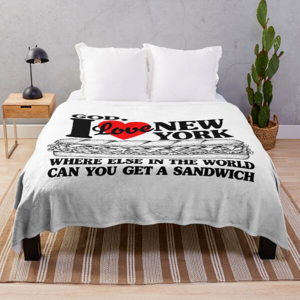 Item preview, God I Love New York Sandwich Funny NYC Bodega Deli Sub designed and sold by Designart68.