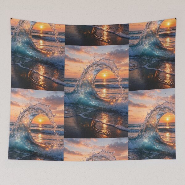 Item preview, Sunset Wave Splash designed and sold by jodotodesign.