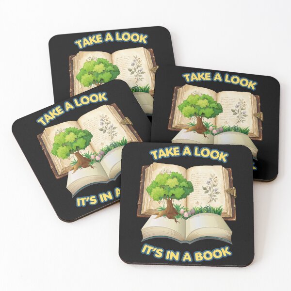 Item preview, Take a Look, It's In a Book, Gifts For Books Enthusiasts designed and sold by zebek-design.