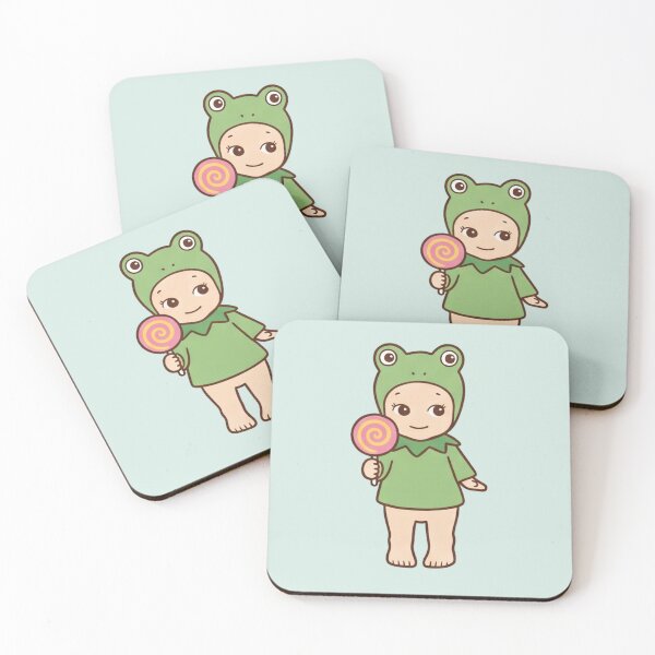 Item preview, Green Frog with Lollipop Sonny designed and sold by thepinkcoven.