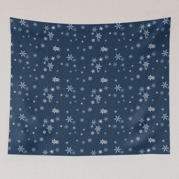 Item preview, Snowflakes Print With Frost White Snowflake In Frosty Tones designed and sold by cute-animals99.