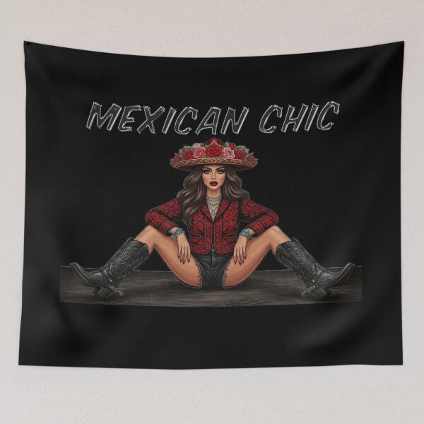 Item preview, Mexican Chic Fashion Editorial Portrait designed and sold by MaRCAStro.