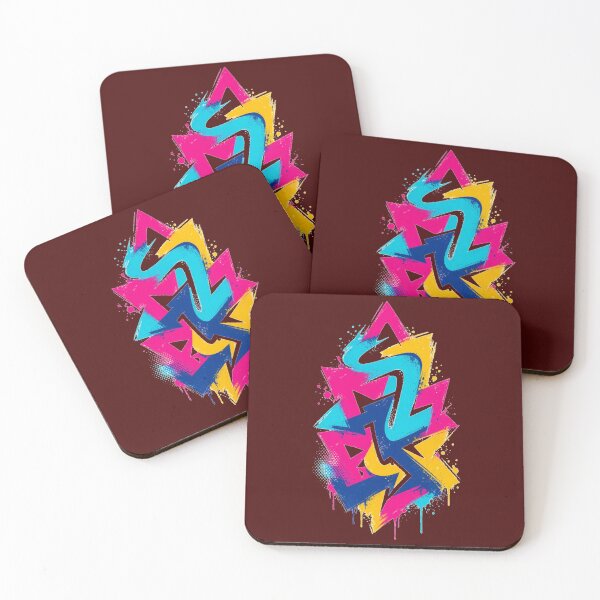 Item preview, Neon Graffiti Arrow Splash Abstract Urban Art designed and sold by puzzell.