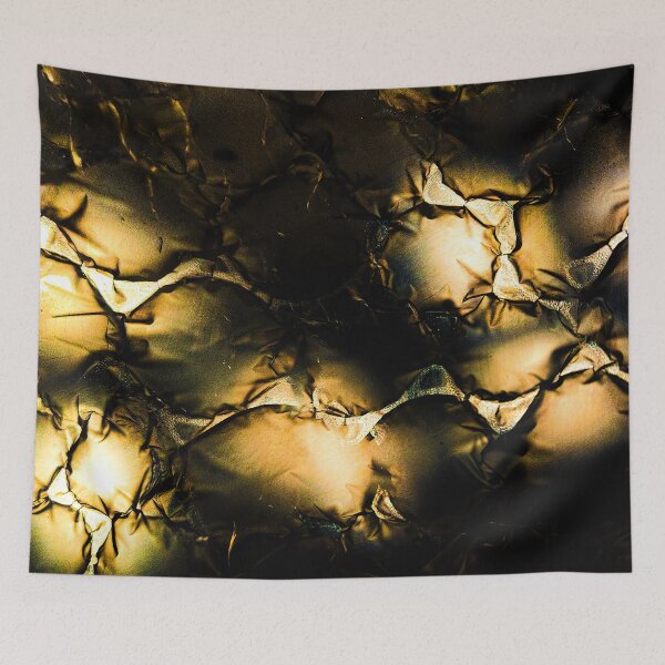 Item preview, Golden Shadows – Black and Gold Abstract Texture, Dark Metallic Art designed and sold by Visual Arts Dominika Cybuch.