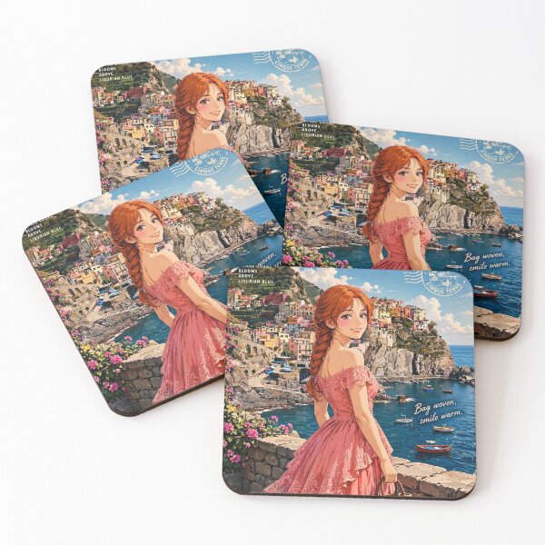Item preview, Italy — Cinque Terre — A Dream in Pastel Colors designed and sold by DibujandoPorfa.