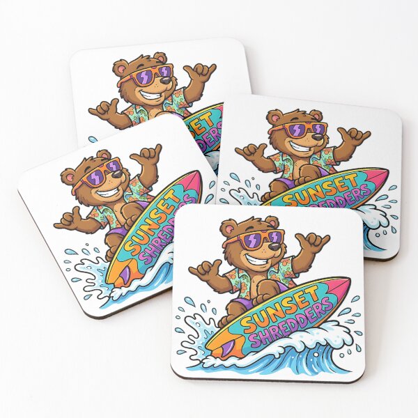 Item preview, Surfing Brown Bear: Adventure and Waves with Style designed and sold by SurfLab.