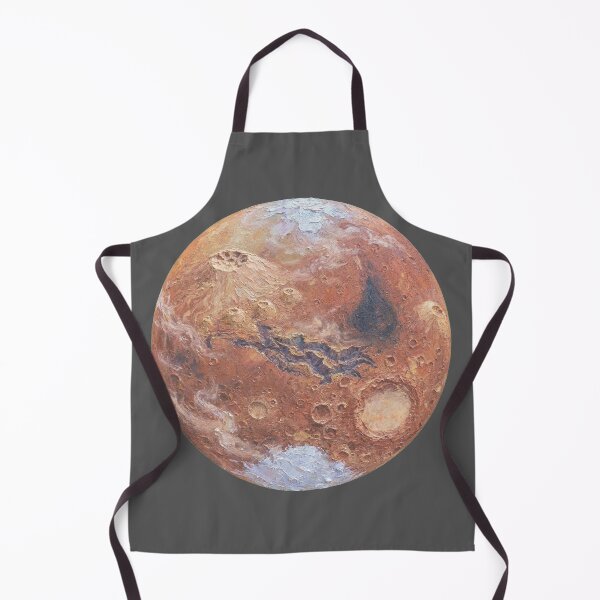 Item preview, Ilustración colorida del planeta Marte | Arte espacial designed and sold by TeyArtWork.