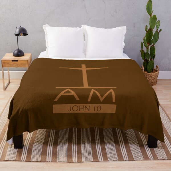 Item preview, I Am the Door – John 10 | Minimal design series | Christian Typography Art with Christian symbol cross with a Door Symbolism | Golden yellow designed and sold by ZechJohnRB.