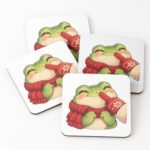 Item preview, Frog Scarf Boop The Snoot Christmas designed and sold by nikolaysparkov.