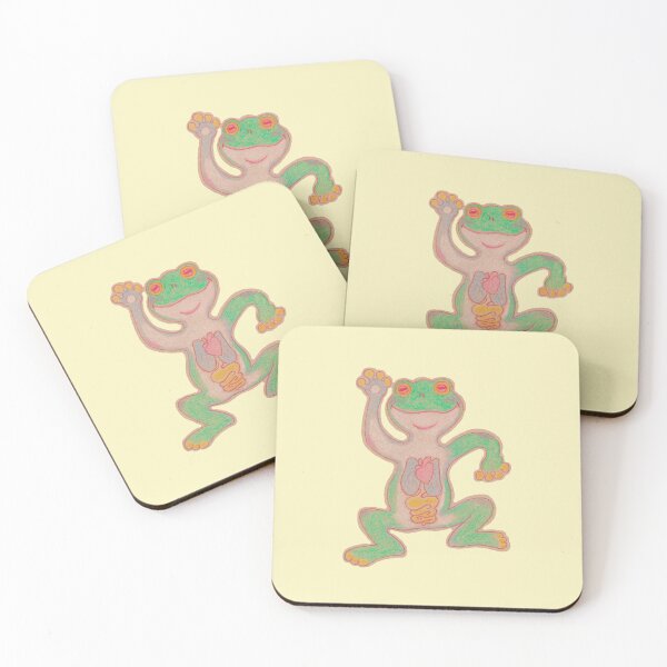 Item preview, Glass Frog designed and sold by HoneyHareArt.