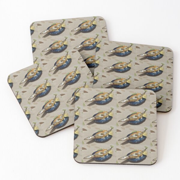 Item preview, Shiba Inu Food Art – Cute Japanese Grilled Fish designed and sold by EchoWave11.