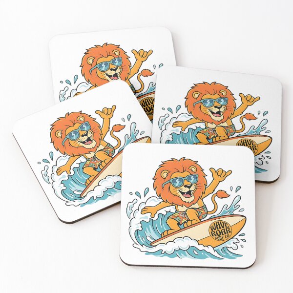 Item preview, Surfing Lion: The King of the Waves with Style designed and sold by SurfLab.