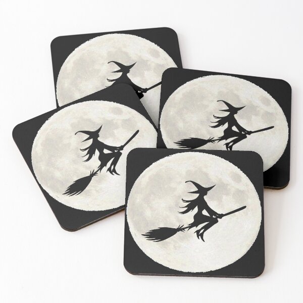 Item preview, Witch Flying past the Moon designed and sold by jamesgerardking.