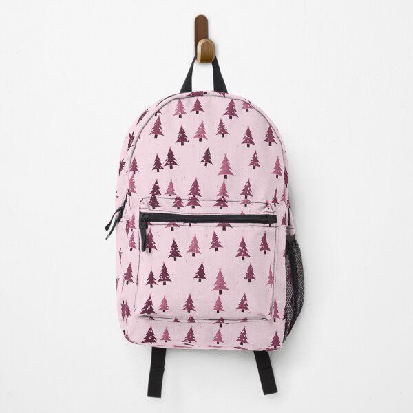 Item preview, Christmas Trees Design In Dusty Pink, A Soft Christmas Tree Pattern designed and sold by cute-animals99.