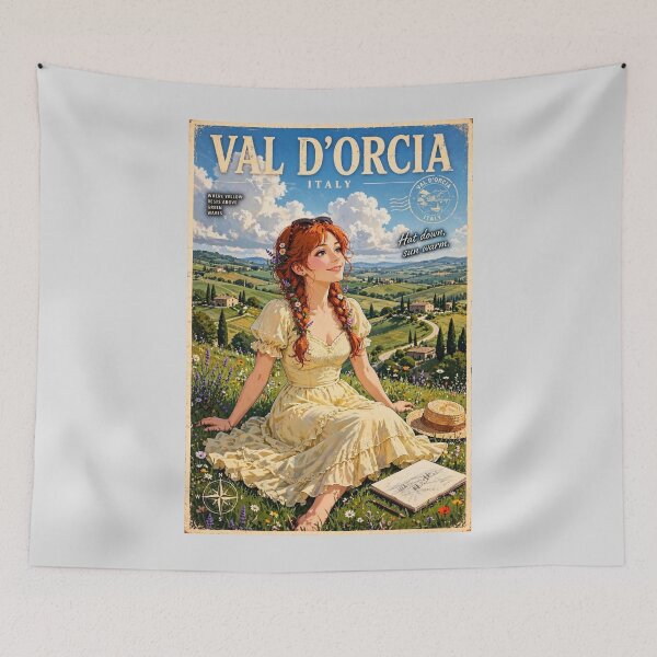 Item preview,  Italy — Val d'Orcia — Endless Tuscan Hills designed and sold by DibujandoPorfa.