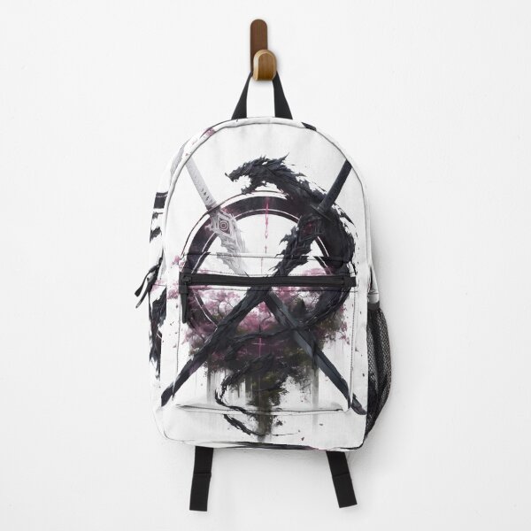 Item preview, Dark Shadow Dragon and Crossed Swords – Japanese Dark Fantasy Art designed and sold by Dyan4.