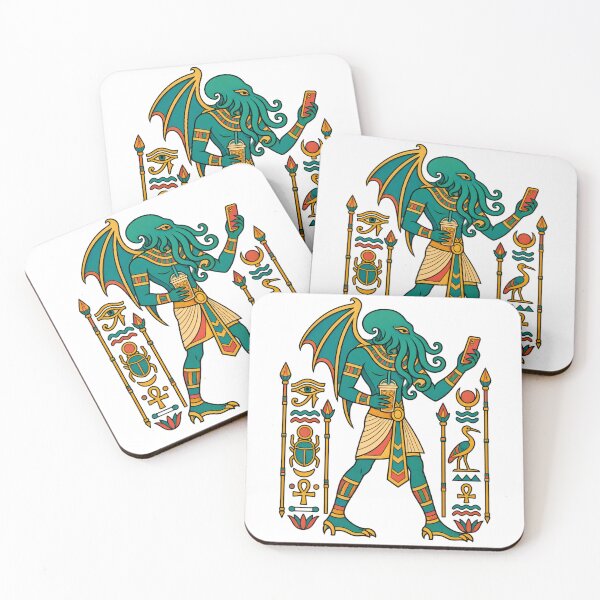 Item preview, H. P. Lovecraft: Egyptian Cthulhu Selfie Break designed and sold by Fenay Designs.