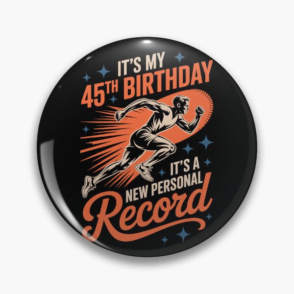 Item preview, It's My 45th Birthday It's A New Personal Record designed and sold by jkrphoto.