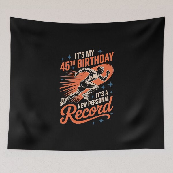 Item preview, It's My 45th Birthday It's A New Personal Record designed and sold by jkrphoto.
