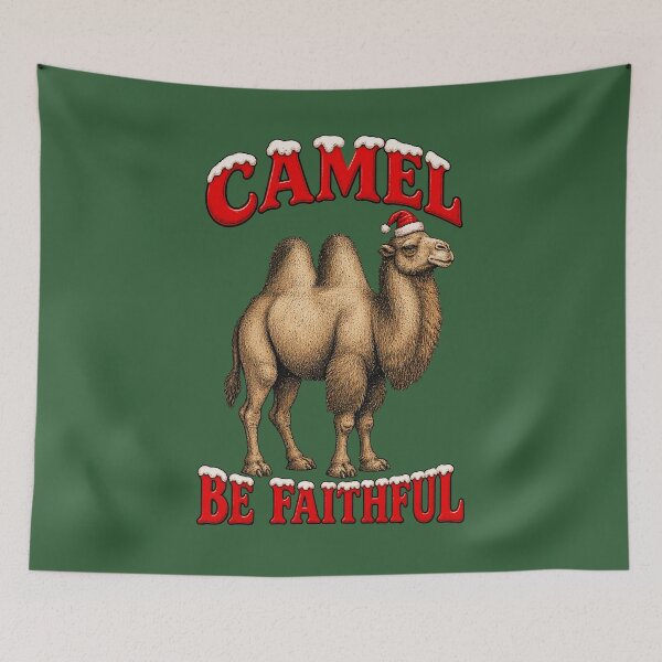Item preview, Bactrian Seasonal Fun Two Humped Seasonal Pun designed and sold by taiche.