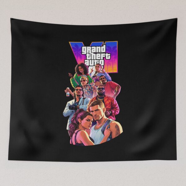 Item preview, GTA 6, Grand Theft Auto VI Graphic , Jason Lucia Vice City Cast  designed and sold by PhilomenaGrue.