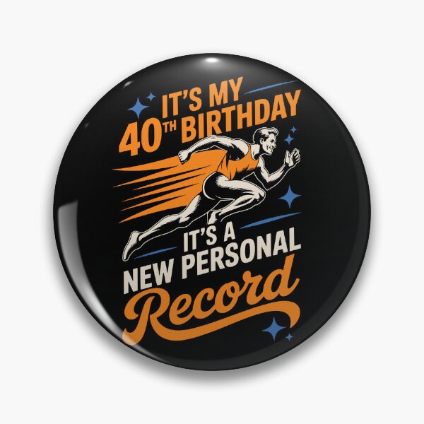 Item preview, It's My 40th Birthday It's A New Personal Record designed and sold by jkrphoto.