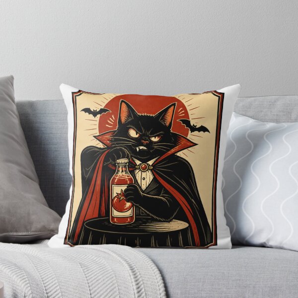 Item preview, Funny Vampire Cat Halloween T-Shirt designed and sold by Aniahck.