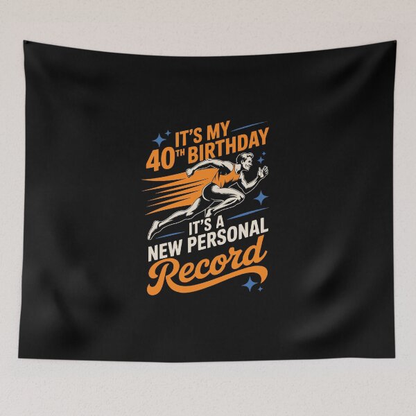 Item preview, It's My 40th Birthday It's A New Personal Record designed and sold by jkrphoto.