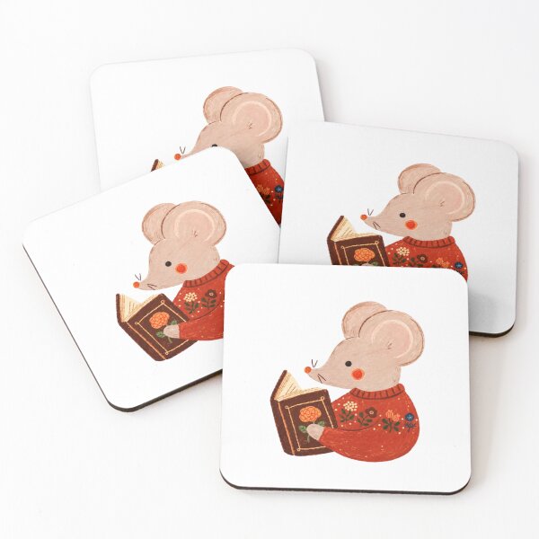 Item preview, Bookish Mouse designed and sold by stzl26 ⭐⭐⭐⭐⭐.
