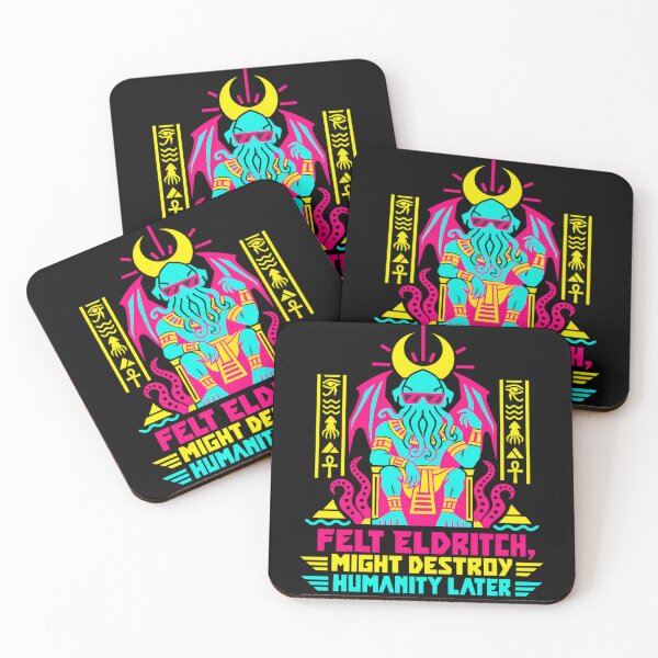 Item preview, H. P. Lovecraft Neon Cthulhu on the Throne designed and sold by Fenay Designs.