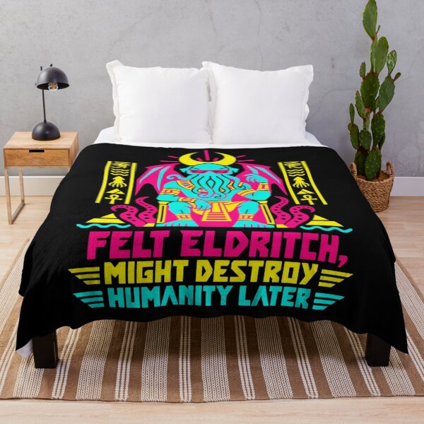 Item preview, H. P. Lovecraft Neon Cthulhu on the Throne designed and sold by Fenay Designs.