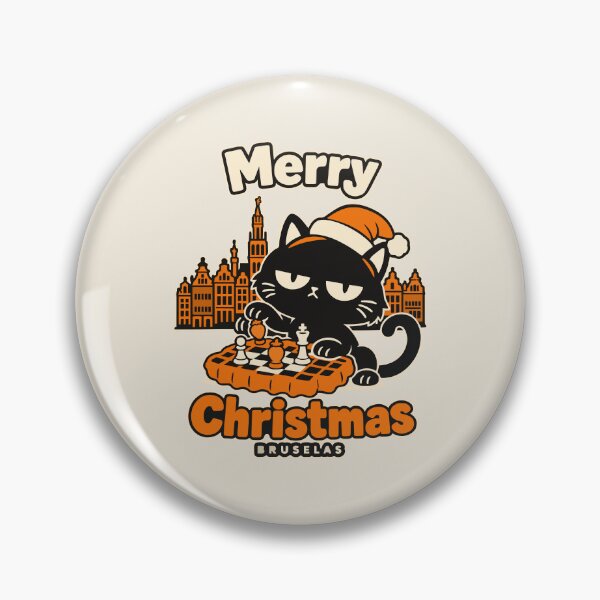 Item preview, Cat uses Christmas waffle as chessboard designed and sold by Honu2025.