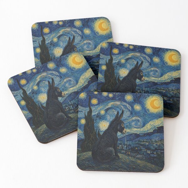Item preview, Starry Night \c – Whimsical Animal Art designed and sold by Designshopx.