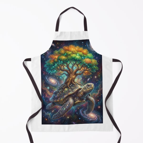 Item preview, Cosmic Tree of Life Sea Turtle Pop Surrealism Space Art designed and sold by Rain-Road.