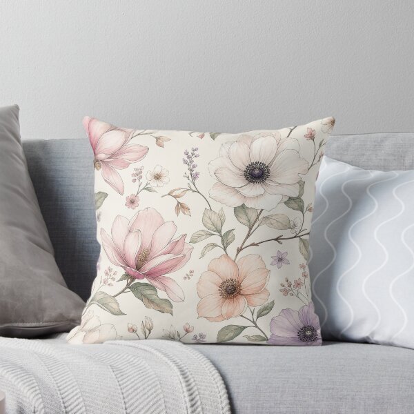 Item preview, Vintage Pastel Floral Botanical Garden Pattern designed and sold by LakLuxe studio .