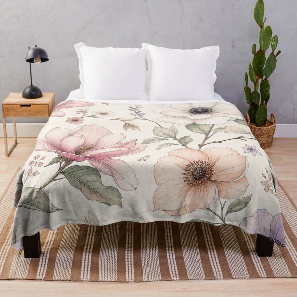 Item preview, Vintage Pastel Floral Botanical Garden Pattern designed and sold by LakLuxe studio .