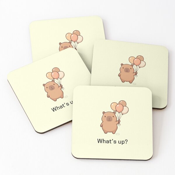 Item preview, What's Up - Capybara designed and sold by ArtByMEDesigns.