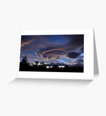 Lenticular Cloud Formation Greeting Card