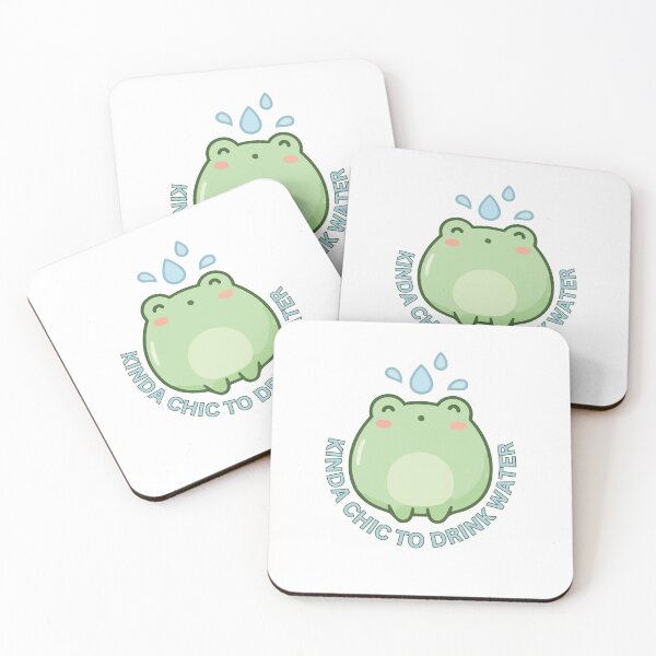 Item preview, Kinda Chic To Drink Water | Hydration Reminder | Frog designed and sold by PrintyRelatable.