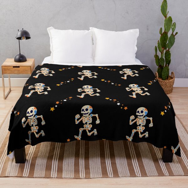 Item preview, Cute Running Skeleton Pattern designed and sold by Dino-Lune.