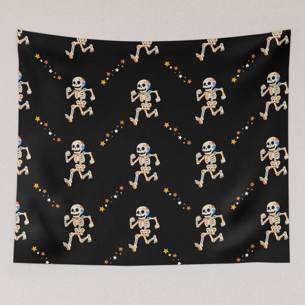 Item preview, Cute Running Skeleton Pattern  designed and sold by Dino-Lune.
