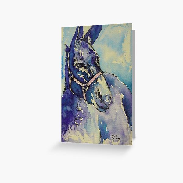 donkey Greeting Card